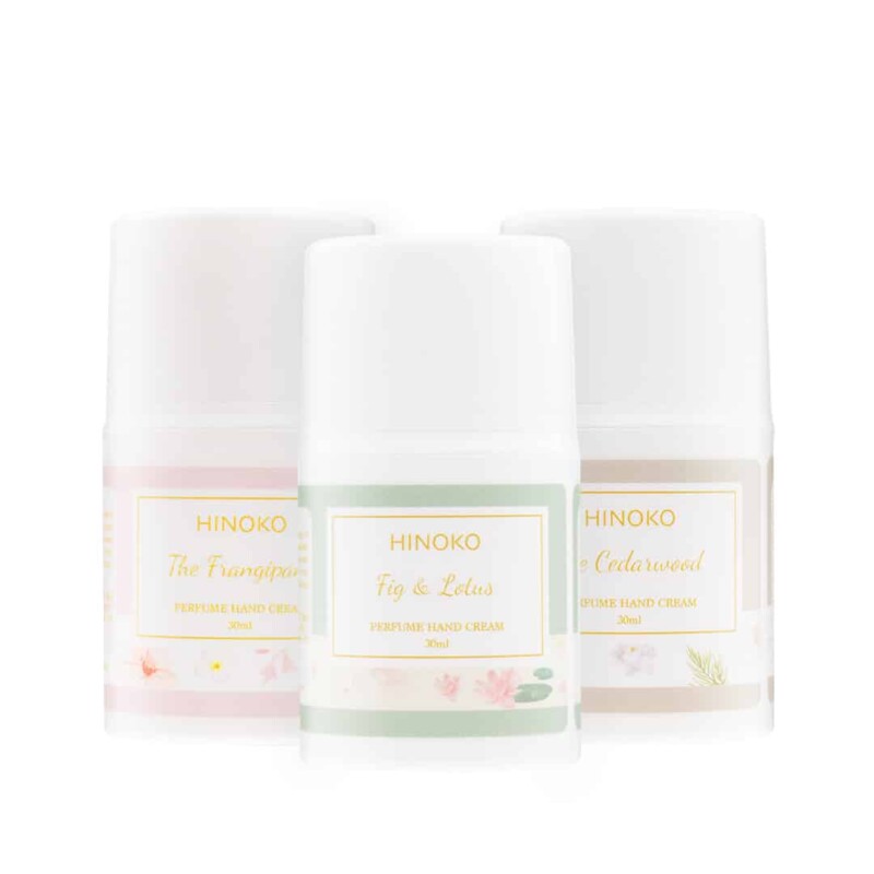 Hand Cream Set推介：HINOKO香水護手霜套裝 (Creaminess+配方)－香港防敏護理品牌NO.1